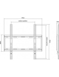 Equip 650310 soporte para TV 139,7 cm (55") Negro 2