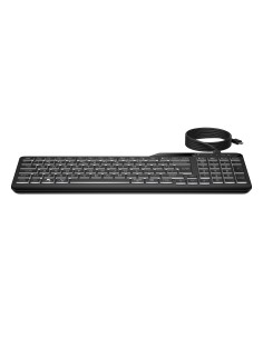 HP Teclado con cable 400 retroiluminado