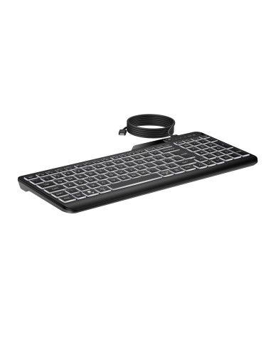 HP Teclado con cable 400 retroiluminado