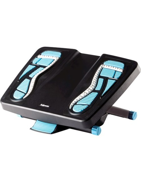 Fellowes 8068001 soporte para el apoyo de pies Azul, Carbón vegetal, Gris