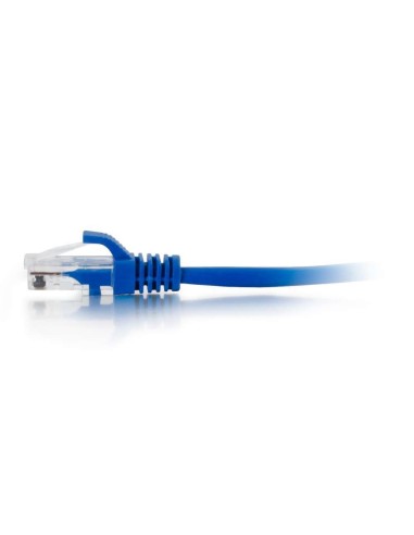 C2G Cable de conexión de red de 2 m Cat5e sin blindaje y con funda (UTP), color azul