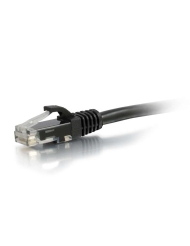 C2G Cable de conexión de red de 1 m Cat5e sin blindaje y con funda (UTP), color negro