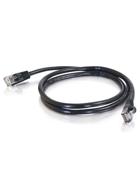 C2G Cable de conexión de red de 1 m Cat5e sin blindaje y con funda (UTP), color negro C2G Cable de conexión de red de 1 m Cat5e sin blindaje y con funda (UTP), color negro