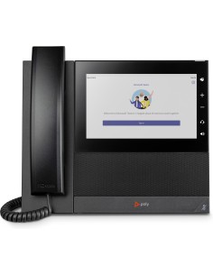 HP Poly Teléfono multimedia empresarial Poly CCX 600 para Microsoft Teams y habilitado para alimentación a través de Ethernet