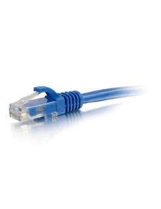 C2G Cable de conexión de red de 3 m Cat6 sin blindaje y con funda (UTP), color azul 2