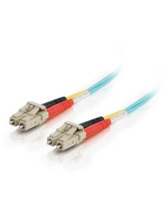 C2G 85549 Cable de fibra óptica e InfiniBand 1 m LC OFNR Turquesa