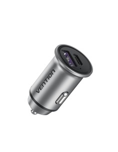 Vention Cargador de Coche FFBH0  1xUSB-Tipo C  1xUSB  20W