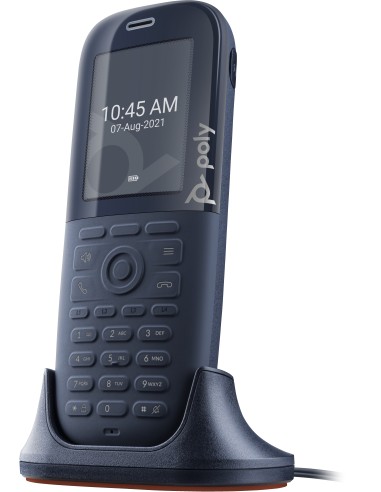 HP Poly Estación base Poly Rove de celda única doble DECT 1880-1900 MHz B2 y kit de terminal para 30 teléfonos