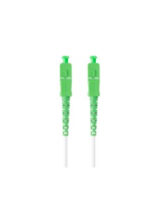 Lanberg FO-SASA-SS31-0100-WH Cable de fibra óptica e InfiniBand 10 m SC Blanco
