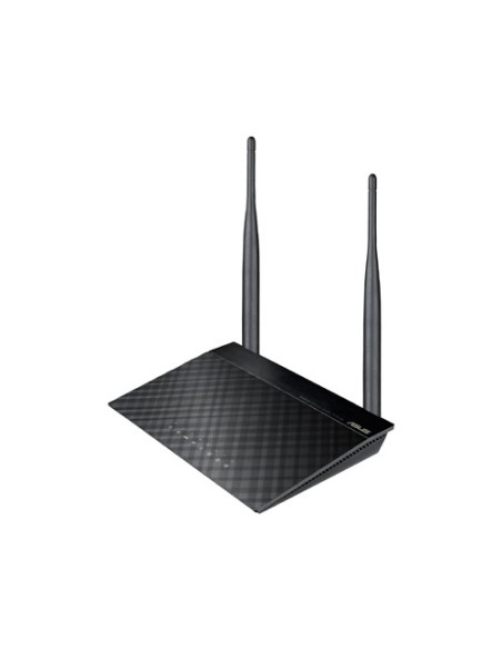 ASUS RT-N12E router inalámbrico Ethernet rápido Negro, Metálico