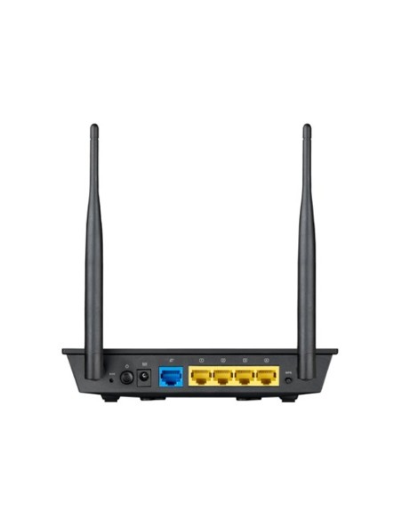 ASUS RT-N12E router inalámbrico Ethernet rápido Negro, Metálico