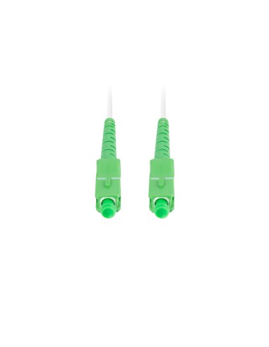 Lanberg FO-SASA-SS21-0200-WH Cable de fibra óptica e InfiniBand 20 m SC Blanco