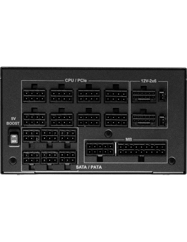 Asrock Phantom Gaming PG-1600G unidad de fuente de alimentación 1600 W 20+4 pin ATX ATX Negro