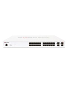 Fortinet FS-124E-POE switch Gestionado L2 Gigabit Ethernet (10 100 1000) Energía sobre Ethernet (PoE) 1U Blanco
