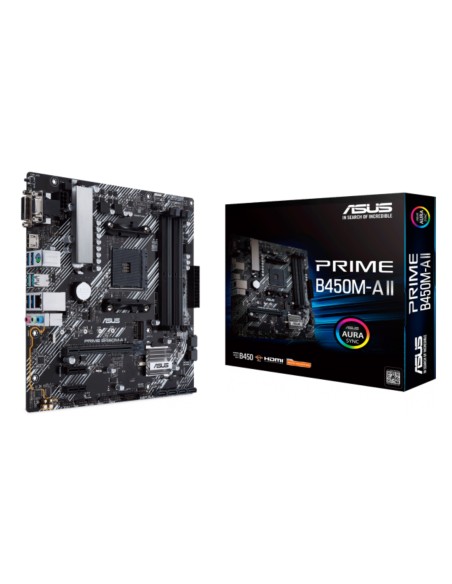 ASUS PRIME B450M-A II AMD B450 Zócalo AM4 micro ATX ASUS PRIME B450M-A II AMD B450 Zócalo AM4 micro ATX