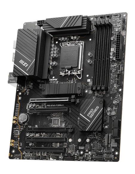 MSI PRO B760-P DDR4 II placa base Intel B760 LGA 1700 ATX