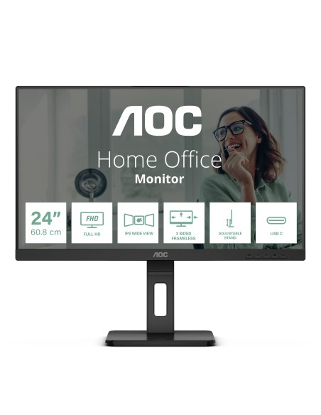 AOC 24P3CV LED display 60,5 cm (23.8") 1920 x 1080 Pixeles Full HD Negro AOC 24P3CV LED display 60,5 cm (23.8") 1920 x 1080 Pixeles Full HD Negro