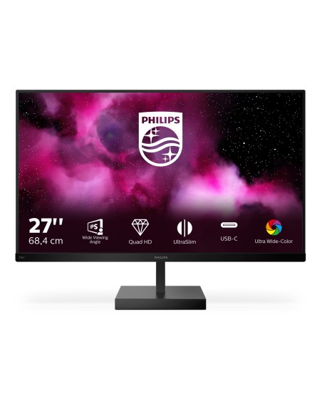 Philips C Line 276C8 00 pantalla para PC 68,6 cm (27") 2560 x 1440 Pixeles Quad HD LCD Negro Philips C Line 276C8 00 pantalla para PC 68,6 cm (27") 2560 x 1440 Pixeles Quad HD LCD Negro