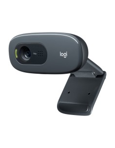 Logitech 960-001063 cámara web 3 MP 1280 x 720 Pixeles USB Gris Oscuro