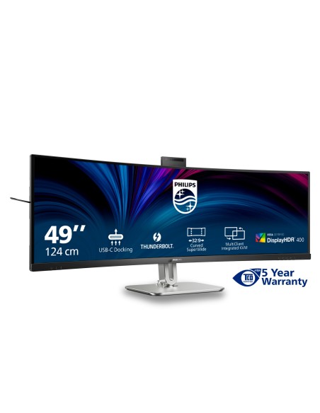 Philips 49B2U6903CH 00 pantalla para PC 124,5 cm (49") 5120 x 1440 Pixeles Dual QHD LCD Gris Philips 49B2U6903CH 00 pantalla para PC 124,5 cm (49") 5120 x 1440 Pixeles Dual QHD LCD Gris
