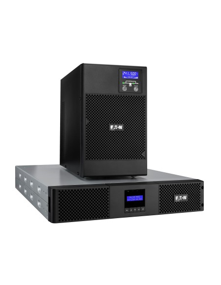Eaton 9E2000IR sistema de alimentación ininterrumpida (UPS) Doble conversión (en línea) 2 kVA 1800 W 6 salidas AC Eaton 9E2000IR sistema de alimentación ininterrumpida (UPS) Doble conversión (en línea) 2 kVA 1800 W 6 salidas AC