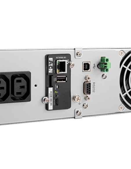 Eaton 9E2000IR sistema de alimentación ininterrumpida (UPS) Doble conversión (en línea) 2 kVA 1800 W 6 salidas AC Eaton 9E2000IR sistema de alimentación ininterrumpida (UPS) Doble conversión (en línea) 2 kVA 1800 W 6 salidas AC