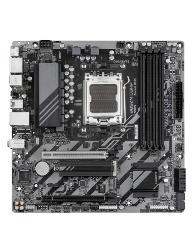 GIGABYTE B850M D3HP Placa Base - Procesadores AMD Ryzen Serie 9000, 5+2+2 fases VRM digitales, hasta 8200MHz DDR5 (OC), 1xPCIe