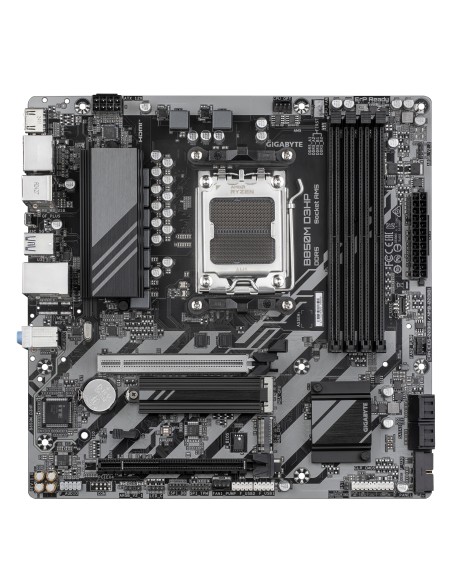 GIGABYTE B850M D3HP Placa Base - Procesadores AMD Ryzen Serie 9000, 5+2+2 fases VRM digitales, hasta 8200MHz DDR5 (OC), 1xPCIe GIGABYTE B850M D3HP Placa Base - Procesadores AMD Ryzen Serie 9000, 5+2+2 fases VRM digitales, hasta 8200MHz DDR5 (OC), 1xPCIe