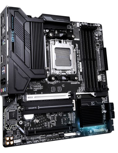 GIGABYTE B850M GAMING X WIFI6E Placa Base - Procesadores AMD Ryzen Serie 9000, VRM Digital 10+2+2 fases, hasta 8200MHz DDR5