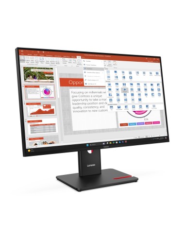 Lenovo ThinkVision T27-40 LED display 68,6 cm (27") 1920 x 1080 Pixeles Full HD Negro