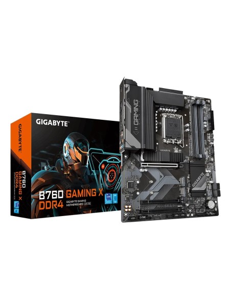 GIGABYTE B760 GAMING X placa base DDR4 - Soporta CPUs Intel Core de 14ª generación, VRM digital de 8+1+1 fases, hasta 5333MHz GIGABYTE B760 GAMING X placa base DDR4 - Soporta CPUs Intel Core de 14ª generación, VRM digital de 8+1+1 fases, hasta 5333MHz