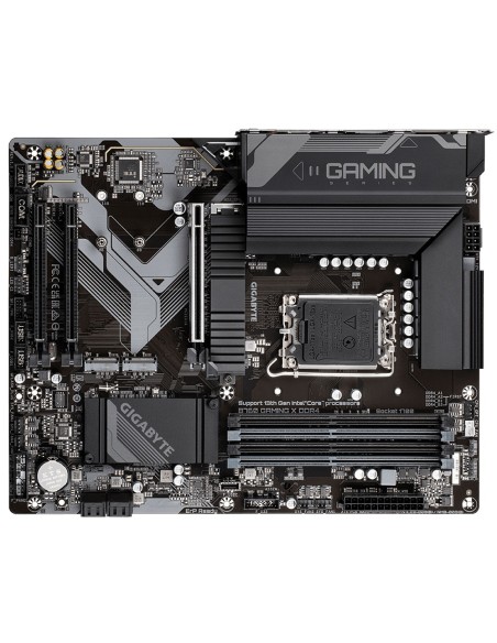GIGABYTE B760 GAMING X placa base DDR4 - Soporta CPUs Intel Core de 14ª generación, VRM digital de 8+1+1 fases, hasta 5333MHz GIGABYTE B760 GAMING X placa base DDR4 - Soporta CPUs Intel Core de 14ª generación, VRM digital de 8+1+1 fases, hasta 5333MHz