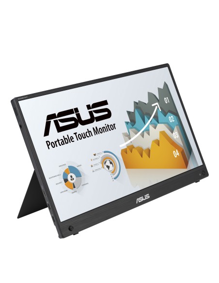 ASUS ZenScreen MB16AHT pantalla para PC 39,6 cm (15.6") 1920 x 1080 Pixeles Full HD Pantalla táctil Negro ASUS ZenScreen MB16AHT pantalla para PC 39,6 cm (15.6") 1920 x 1080 Pixeles Full HD Pantalla táctil Negro