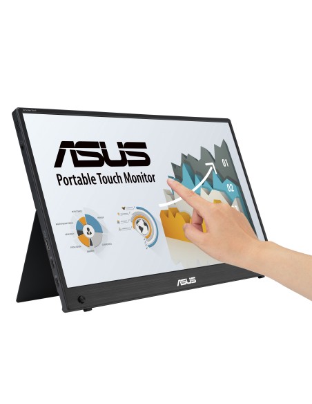ASUS ZenScreen MB16AHT pantalla para PC 39,6 cm (15.6") 1920 x 1080 Pixeles Full HD Pantalla táctil Negro ASUS ZenScreen MB16AHT pantalla para PC 39,6 cm (15.6") 1920 x 1080 Pixeles Full HD Pantalla táctil Negro