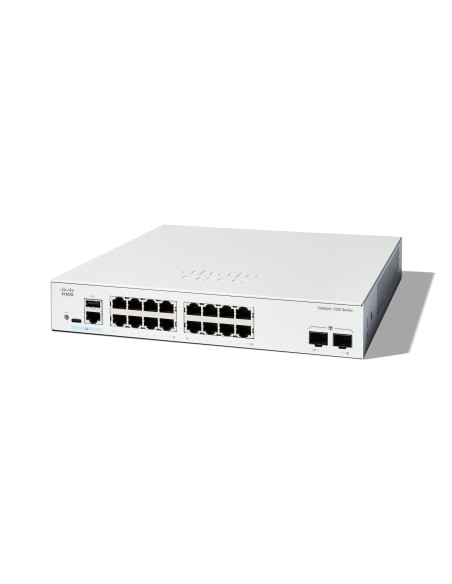 Cisco C1300-16T-2G switch Gestionado L2 L3 Gigabit Ethernet (10 100 1000) Blanco Cisco C1300-16T-2G switch Gestionado L2 L3 Gigabit Ethernet (10 100 1000) Blanco