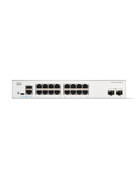 Cisco C1300-16T-2G switch Gestionado L2 L3 Gigabit Ethernet (10 100 1000) Blanco Cisco C1300-16T-2G switch Gestionado L2 L3 Gigabit Ethernet (10 100 1000) Blanco
