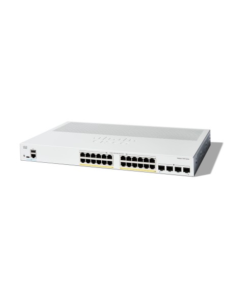 Cisco Catalyst 1200 Gestionado L2 Gigabit Ethernet (10 100 1000) Energía sobre Ethernet (PoE) 1U Blanco