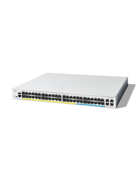Cisco Catalyst C1300-48MGP-4X switch Gestionado L2 L3 Gigabit Ethernet (10 100 1000) Energía sobre Ethernet (PoE) Gris Cisco Catalyst C1300-48MGP-4X switch Gestionado L2 L3 Gigabit Ethernet (10 100 1000) Energía sobre Ethernet (PoE) Gris