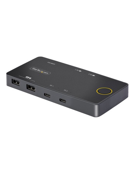 StarTech.com C2-H46-UC2-PD-KVM interruptor KVM Negro StarTech.com C2-H46-UC2-PD-KVM interruptor KVM Negro