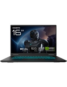 GIGABYTE GAMING A16 Portátil – 16", 165Hz WUXGA, Ryzen 7 260, RTX 5060, 32GB DDR5 5200MHz, SSD Gen4 de 1TB, DOS, Garantía de 2