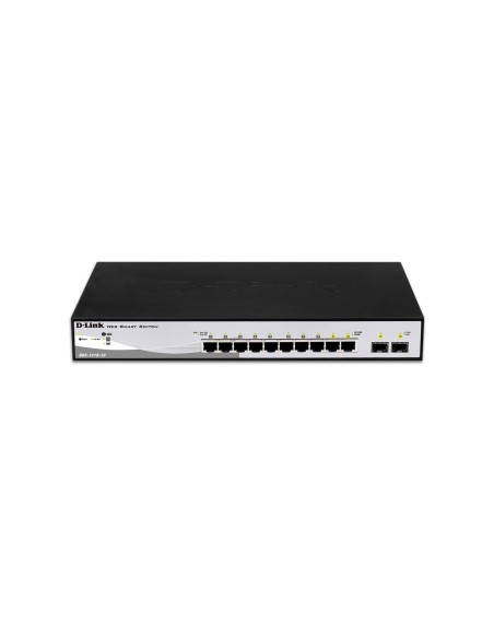D-Link DGS-1210-10 Gestionado L2 Gigabit Ethernet (10 100 1000) 1U Negro, Gris D-Link DGS-1210-10 Gestionado L2 Gigabit Ethernet (10 100 1000) 1U Negro, Gris