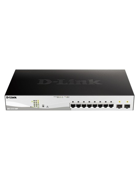 D-Link DGS-1210-10MP Gestionado L2 Gigabit Ethernet (10 100 1000) Energía sobre Ethernet (PoE) Negro, Gris D-Link DGS-1210-10MP Gestionado L2 Gigabit Ethernet (10 100 1000) Energía sobre Ethernet (PoE) Negro, Gris