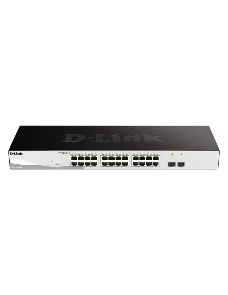 D-Link DGS-1210-26 switch Gestionado L2 Gigabit Ethernet (10 100 1000) 1U Negro, Gris D-Link DGS-1210-26 switch Gestionado L2 Gigabit Ethernet (10 100 1000) 1U Negro, Gris