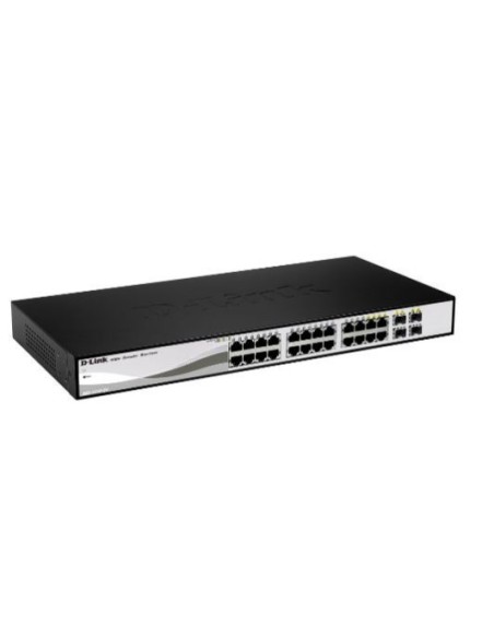 D-Link DGS-1210-26 switch Gestionado L2 Gigabit Ethernet (10 100 1000) 1U Negro, Gris D-Link DGS-1210-26 switch Gestionado L2 Gigabit Ethernet (10 100 1000) 1U Negro, Gris