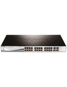 D-Link DGS-1210-28P Gestionado L2 Gigabit Ethernet (10 100 1000) Energía sobre Ethernet (PoE) 1U
