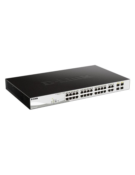 D-Link DGS-1210-24P Gestionado L2 Gigabit Ethernet (10 100 1000) Energía sobre Ethernet (PoE) Negro D-Link DGS-1210-24P Gestionado L2 Gigabit Ethernet (10 100 1000) Energía sobre Ethernet (PoE) Negro
