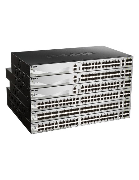 D-Link DGS-3130-30PS E switch Gestionado L3 Gigabit Ethernet (10 100 1000) Energía sobre Ethernet (PoE) Gris D-Link DGS-3130-30PS E switch Gestionado L3 Gigabit Ethernet (10 100 1000) Energía sobre Ethernet (PoE) Gris