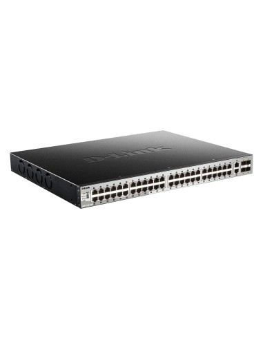 D-Link DGS-3130-54PS E switch Gestionado L3 Gigabit Ethernet (10 100 1000) Energía sobre Ethernet (PoE) Gris