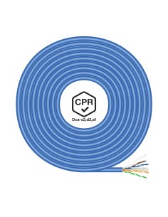 AISENS Cable de Red RJ45 LSZH CPR Dca CAT.6 UTP AWG24, Azul, 305 m