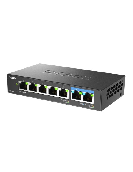 D-Link DMS-107 E switch No administrado Gigabit Ethernet (10 100 1000) Negro